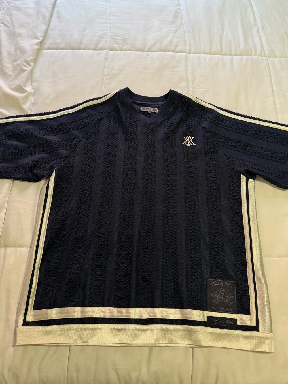 Kith Leon Short Sleeve Lace Combo Jersey 'Nocturnal'